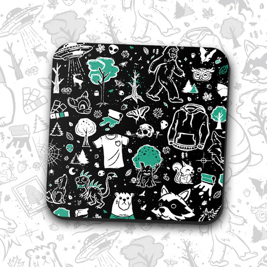Lost Woods Doodles - Coasters