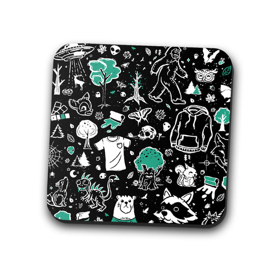 Lost Woods Doodles - Coasters